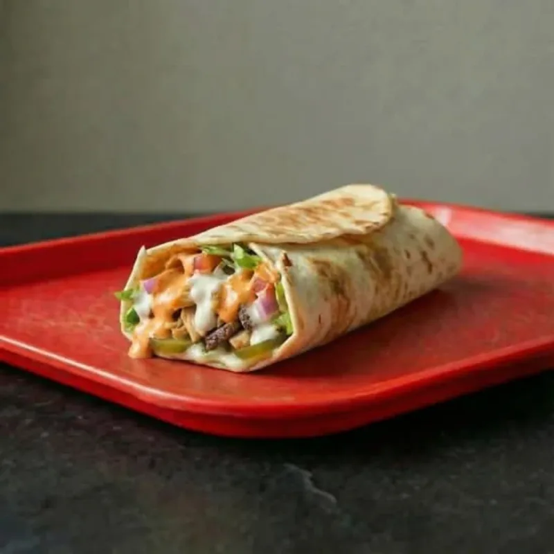 Chicken & Beef Club Shawarma Wrap